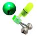 ZEMIO Fishing Alarm 20pcs Bite Ring LED Light Sound Alert Indicator Bell Jingle for Night Fishing Rod