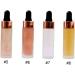 FOMIYES 2pcs Enhancer Enhanceer Highlight Illuminating Re Makeup Fashion Drops Three-dimensional - Buy Online on GoSupps.com