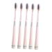 GLEAVI 5pcs Toothbrush With Soft Bristles Teenagers Toothbrush Bristles Toothbrush Sensitive Gum Toothbrush Bamboo Charcoal Toothbrush Travel Care Brush Plastic Adult