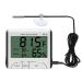 LXSZRPH Reptile Thermometer Hygrometer with High Low Temperature Alarm Digital Temperature Humidity Meter Gauge for Terrariums Vivariums Reptile Tanks (1)