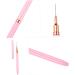 Healeved Nail Art Drawing Pen Nail Art Dotting Tool Para U as Nail Pens for Nail Art Rhinestone Tool Thin Nail Art Brush Liner Nail Gel Brush for Acrylic Nails Fiber Wool Fine Tip Stroke 17.9x1cm Pink 2 - Buy Online on GoSupps.com
