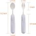 Forzaddik Adaptive Utensils Set for Arthritis Elderly - Easy Grip Forks & Spoons (Gray) - Buy Online on GoSupps.com