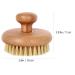 Lurrose Round Wooden Dry Brush Body Exfoliator for Bath Shower - Men and Women - Buy Online on GoSupps.com