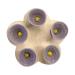 Drinking Cup for Pollinators Colorful Bee Insect Drinking Cup Bee Insect Drinking Cup Bee Cup Drinking Fountain for Yard Decoration Bees Need A Safe Place to Drink (Purple)