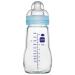 Buy MAM Feel Good Glass Bottle 260ml | Neutral Baby Bottle with Teat Size 1 | 2-Piece Set - International Shipping - Buy Online on GoSupps.com