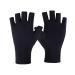 PLABBDPL UV Shield Glove Nail Care Gloves UV Protection Gloves Manicure Gloves UV Shield Gloves for Nail Polish Nail Art Dryer Black
