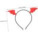 Holibanna 5 Sets Bat Headband Collar Hair Accessories for Prom Bat Wing Hair Bands Black Accessories for Women Halloween Bats Prom Hair Accessories Outfit Headdress Halloween Leather Red - Buy Online on GoSupps.com