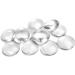 OBSEDE 80pcs Pendant Bezels and Clear Cabochon Domes Set for Jewelry Making - 40pcs Silver Pendant Trays with 40pcs Glass Cabochons 1 inch - Resin Craft Supplies - Buy Online on GoSupps.com