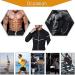 NINGMI Men's Sauna Suit - Long Sleeve Sweat Shirt Jacket for Weight Loss and Fitness - Black, Large - Buy Online on GoSupps.com