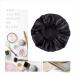 LFRNZS Satin Bonnet for Women - Soft Wide Elastic Band Silk Night Cap for Curly Natural Hair - Black - Buy Online on GoSupps.com