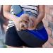 BIGWING Transport Bag for Dogs & Cats - Stylish Shoulder Carrier for Small Pets - Durable Linen Pet Tote in Blue - Buy Online on GoSupps.com
