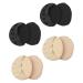 FOMIYES 8 Pairs High Heels Forefoot Pad Sandalias para Hombres Plantar Insoles Ladies Top Sponge Forefoot Pads Womens Black Sandals Non- of Foot Toe Socks Sponge Man Breathable