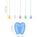 Coheali 5th White Toothed Treasure Chest - Tooth Holder Necklace for Lost Teeth | Perfect Baby Gift & Child Tooth Save Chain - Buy Online on GoSupps.com