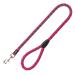 Trixie Dogeleine Cavo leash L - XL 1.00 m 18 mm in Fuchsia/Grafit - short leash for the dog with good control - for large to very large dogs - 144211 Fuchsia/Grafit L - XL 1.00 m 18mm