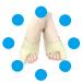 Healifty Unisex Big Toe Straightener & Bunion Corrector - Set of 3 (Light Yellow) - Foot Orthotics - Buy Online on GoSupps.com