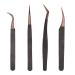 4Pcs Eyelash Extension Tweezers Set | Precision Tools for Perfect False Lashes - International Shipping - Buy Online on GoSupps.com