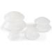Habys Silicone Cupping Glasses Set | 4-Piece Suction Cup Massager for Anti-Cellulite Therapy - Buy Online on GoSupps.com
