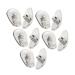 Healeved 10st glasses accessories Schnapps glasses Glasses Pads Glasses Glasses Nasal cushion Anti-slip glasses Nose pads Anti-slip-nose pad Cozy Danyang Ceramic Silver 1.4x0.7x0.5cm