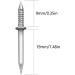 Buy Povanjer Mauerneails | 200-Piece Saxhorn Double Head Nail Set | Stainless Carbon Steel for Skirting Boards Concrete and Masonry - Durable & Robust - Buy Online on GoSupps.com