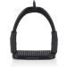 Equinate Safety Bars Manchester 10cm Black Matt - Anti-Slip Rubber Tread - Stirrup for Adults & Children - 2 Pieces for Ankle Relief - Buy Online on GoSupps.com