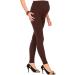 FUTURO FASHION Women's Maternity Cotton Leggings - Full Ankle Length, Comfortable Pregnancy Pants for Belly Support - Size 8-22 (Brown) - Buy Online on GoSupps.com