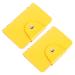 Beaupretty embroidery templates nail art stamp holder: nail art stamper image panel holder case yellow nail stencil sticker sticker pocket manicure template organizer bags 2st