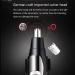 2 in 1 Nose and Ear Hair Trimmer - USB Rechargeable Waterproof Stainless Steel - Ideal for Men & Women - Easy to Clean & Carry - Buy Online on GoSupps.com