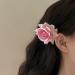 hgnxa Rose Clip Fabric Rose Flower Hair Pins Brooch Floral Clip Flower Pin Headpieces Woman Wedding Party Favor Accessory Pink - Buy Online on GoSupps.com