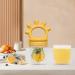 Silicone Baby Fruit Feeder & Soothing Pacifier | Reusable Gummy Ring for Newborns | Yemyap Yellow - Buy Online on GoSupps.com