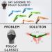 Boqqu Fogless Accessories for Glasses | 5/10 Silicone Anti-Fog Nose Bridge Pads | Prevents Fogging | Yellow - Buy Online on GoSupps.com