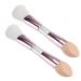 TEONEI Blush Brush Sponge Brush Makeup Brush Foundation Brushes Concealer Brush 2Pcs