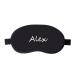 Personalized Name Sleep Mask Custom Eye Mask for Sleeping Black Soft Blackout Sleep Eye Masks for Women Men Good Sleep for Night Sleeping Travel Office Nap Elastic Cord  Strap Sleeping Mask Custom Name