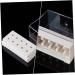 Housoutil 1pc Grinding Head Storage Box Container Grinding Head Display Base Pedicure Drill Bit Stand Manicure Grinding Head Holder Bit Holder White Nail - Buy Online on GoSupps.com