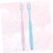 Gatuida Natural Manual Toothbrush Set - 2 Pcs Travel-Friendly Household Dental Floss Brushes - Buy Online on GoSupps.com