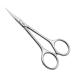 THRAU Facial Hair Scissors Multi-Purpose Stainless Manicure Trimmer - Trim Nails  Eyebrow  Nose Hair  Mustache and Eyelashes with Ease - Curved Blade 4.1 inch Profession