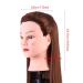 24-Inch Exercise Head for Hair Styling - High-Quality Synthetic Fiber Knot-Free Doll Head for Hairdresser Training & Professionals - Buy Online on GoSupps.com