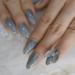 Shop HUIL Hot Alloy Butterfly Nail Art - Marble Stiletto Press-On Nails with Gold Line - International Shipping Available - Buy Online on GoSupps.com