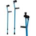 1/2Pcs Adjustable Forearm Elbow Underarm Crutches Walking/Stick Lightweight Folding Sticks Aluminum Walking Support Cane for Adult/Kid 2pack
