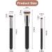 AOOWU 3Pcs Makeup Brush Premium Foundation Brush Concealer Brush Flat Top Foundation Brush for Liquid Makeup Multifunctional Face Brush for Liquid Cream Blending Buffing Powder Cosmetics 3 pcs - Silver black - Buy Online on GoSupps.com