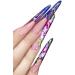 BeautyLeader 100Pcs/Roll Adhesive Nail Forms System Nail Sticker for UV Gel Acrylic Nail Tips Extension - Buy Online on GoSupps.com