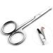 Stainless Steel Curved Tip Thin Blade Cuticle Scissors Nail Clippers Trimmer Dead Skin Remover Manicure Tools Eyebrow Toos Scissors - Buy Online on GoSupps.com