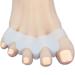 Niupiour Gel Toe Spacers for Nail Polish Silicone Bunion Corrector for Men and Women 6 Packs of Toe Separators for Pedicure Toe Corrector for Hammer Toe Overlaping Toe Bunion and Foot Pain