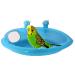 Bird Bath for Cage with Mirror,Bird Baths Tub Parakeet Bath Fountain,Bird Bath for Cage Large Parrot,Portable Bird Bath Bird Cage Accessories for Small Parakeet for Lovebird Finch Budgie Canary