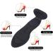 Heel Insoles - Soft Sponge Non Slip Cushions for Pain Relief | 2 in 1 Insole with High Heel Inserts - Shock Absorption | Black - Buy Online on GoSupps.com