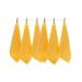JINGXIN Cotton Face Cloth Thicken Absorbent Washcloths for Daily Use 13.7 x 13.7 Inch Yellow 6 Pack