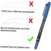 Hemoton 6pcs Eyebrow Marker Pen Eyebrow Pen Surgery Marker Pen Pen Cosmetic Portable 13.9x1.8cm Blue - Buy Online on GoSupps.com