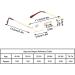 Fashion Half-Moon Reading Glasses for Men & Women | Anti Eyestrain Metal Half Frame Eyeglasses in Gold - Size 1.5x - Buy Online on GoSupps.com