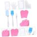 Healeved 1 Set Hand and Foot Care Set Working Gloves Bath Kit Thermal Socks Hand Moisturizer Gloves Paraffin Bath Liners Spa Kit Moisturizing Supplies Pink Soothing Silica Gel Heater 17.5x6cm Pink - Buy Online on GoSupps.com