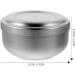 Buy Baluue Stainless Steel Shaving Soap Cream Bowl - Unbreakable Wet Shave Mug with Lid for Home Bathroom - Silver - Buy Online on GoSupps.com