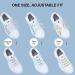 HICKIES 2.0 Elastic Tie-Free Shoelaces - Black/Multi-Colored | Buy Internationally for Easy No-Tie Convenience - Buy Online on GoSupps.com